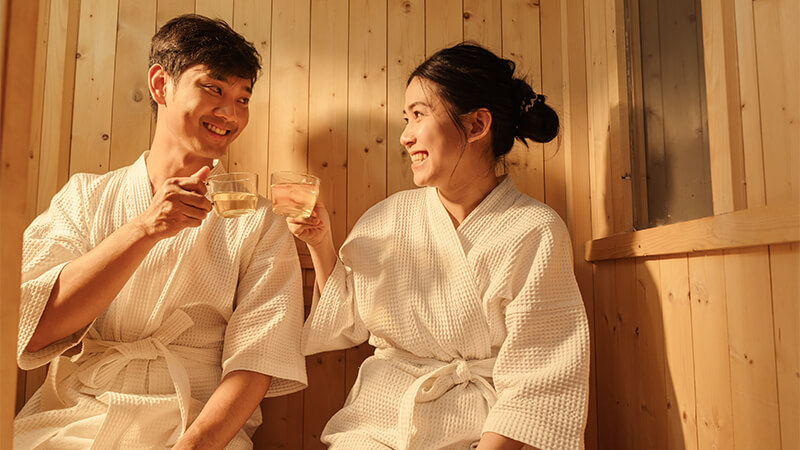 カップル サウナ